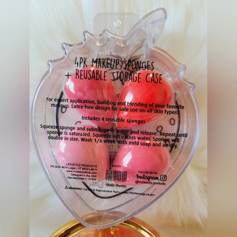 💕💕TRUE BEAUTY 4 PACK MAKE-UP SPONGES💕💕